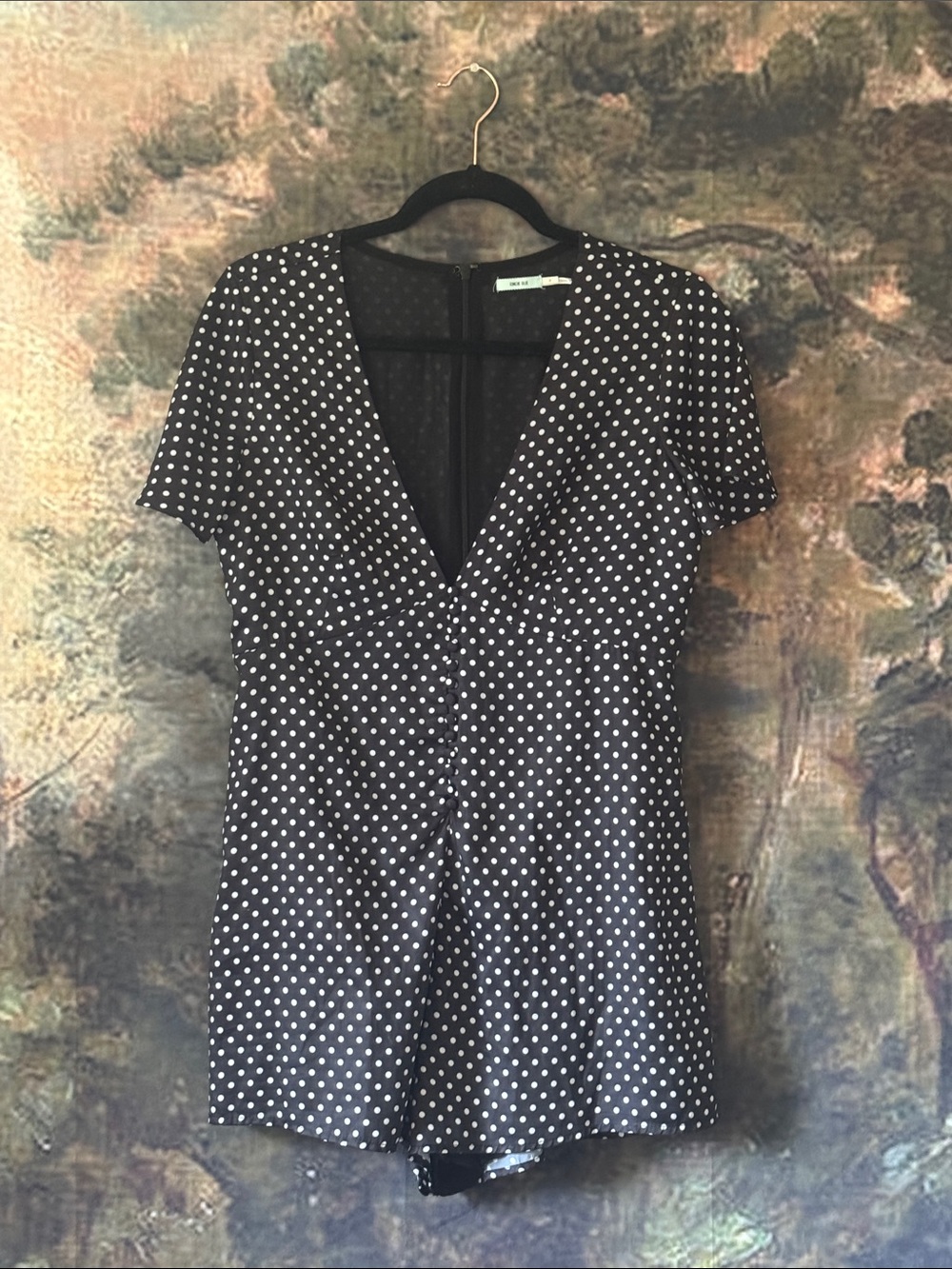 Kimchi Blue Polka Dot Romper